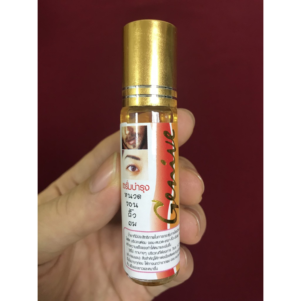 [SALE] [CAM KẾT 100% CHÍNH HÃNG] Serum kích mọc dày mi, lông mày, râu, tóc Genive Thái Lan 10ml