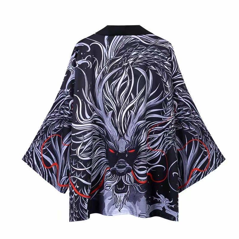 Áo Khoác Mỏng Chống Nắng In Hình Rồng Size S-6Xl 5 Kiểu Cho Nam