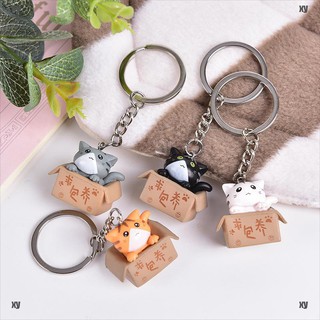 Móc Khóa Kim Loại Hình Mèo Dễ Thương