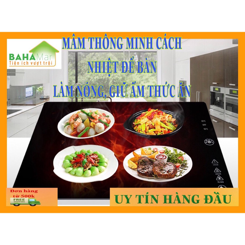 MÂM ĐIỆN THÔNG MINH CÁCH NHIỆT LÀM NÓNG, GIỮ ẤM THỨC ĂN "BAHAMAR" giúp bữa ăn hoàn hảo hơn, đồ ăn ấm nóng đến cuối bữa