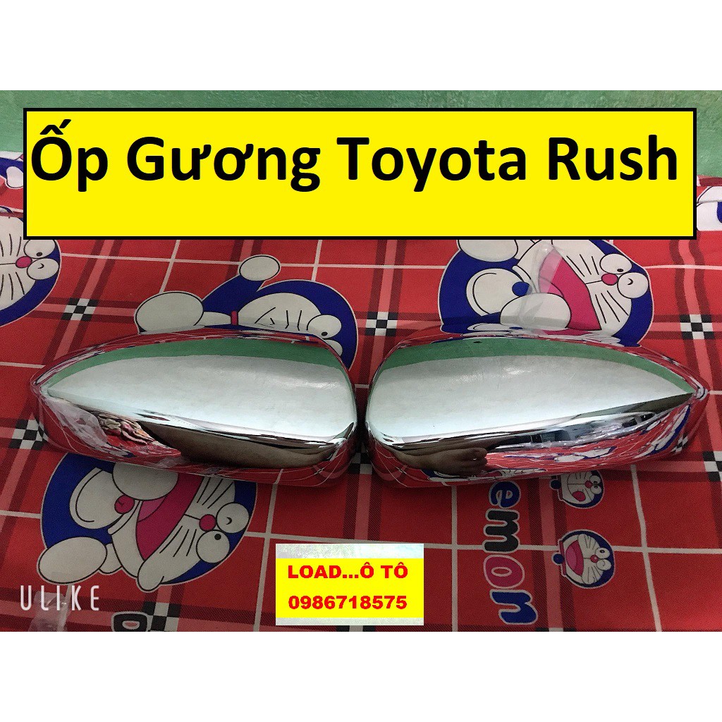 Bộ Ốp Gương Chiếu Hậu Toyota Rush 2022-2018 Mạ Crom