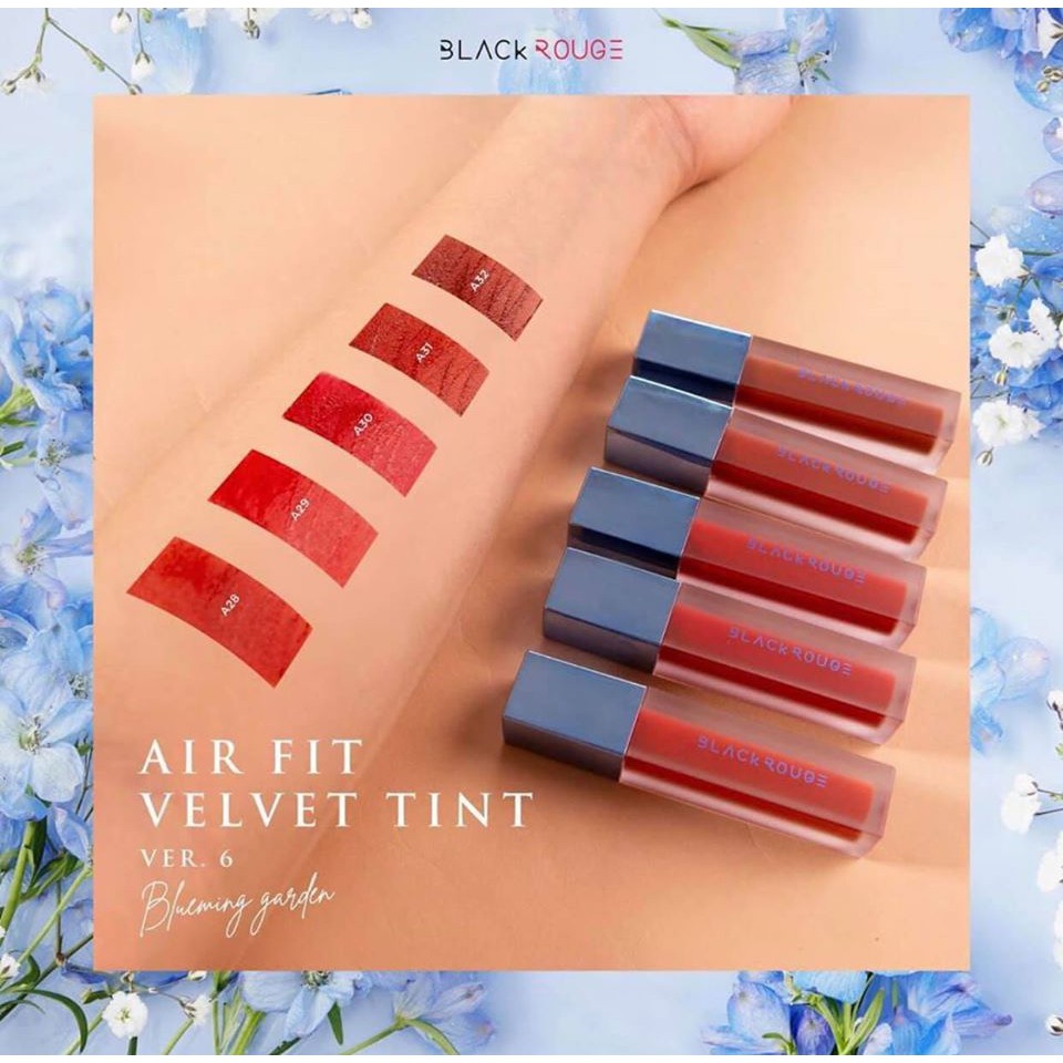 SON KEM LÌ BLACK ROUGE AIR FIT VELVET TINT VER 6 BLUEMING GARDEN | BigBuy360 - bigbuy360.vn