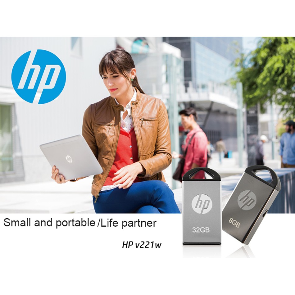Ổ Đĩa Flash hp 4GB 8GB 16GB 32GB 64GB 128GB hp 221 Tốc Độ Cao Bằng Kim Loại Chống Thấm Nước