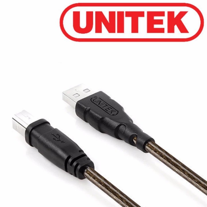 Cáp máy in USB 1.5m chống nhiễu Unitek IN1.5