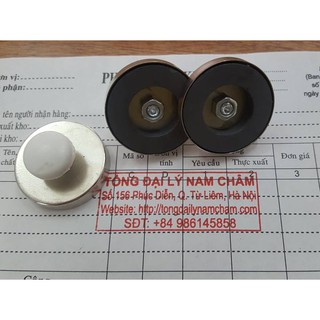 Nam châm đính bảng núm trắng D28mm