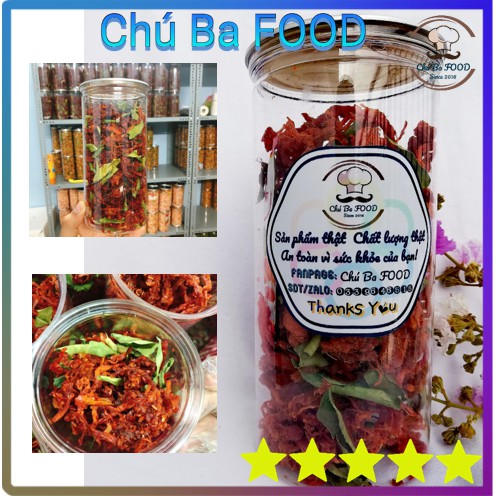 Khô Bò Sợi Dài Lá Chanh 🐄Chú Ba FOOD🐄 | Bò thật - Dai, Ngon, Chất lượng 300G(Cả Hộp) | BigBuy360 - bigbuy360.vn