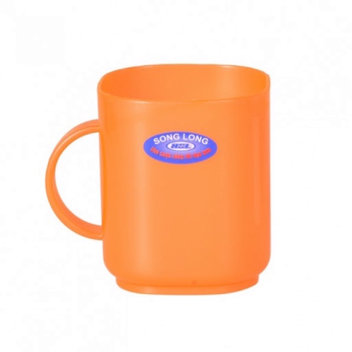 Cốc Nhựa Có Quai Song Long 2270 (Cốc Vuông Trung) - Duonghieu6789