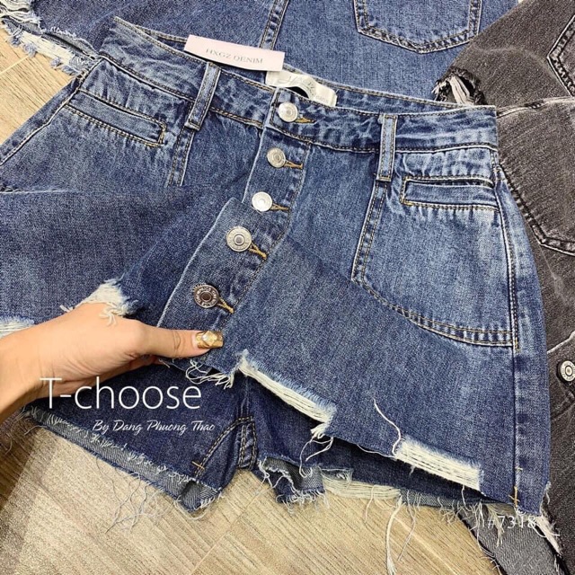 Quần giả váy co dãn hàng cúc giữa siêu xinh | BigBuy360 - bigbuy360.vn