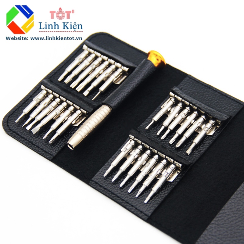 [25 in 1] Bộ tua vit đa năng 25 đầu - bộ tô vít sửa chữa điện thoại máy tính mini bỏ túi