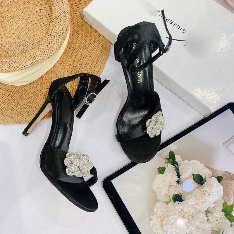 Sandal zanotti hoa trà đá gót nhọn fullbox