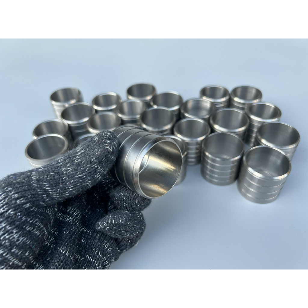 Khâu Nối Pô,  Adapter CNC Inox 304 Chống Xì Hơi - Hàng Cao Cấp