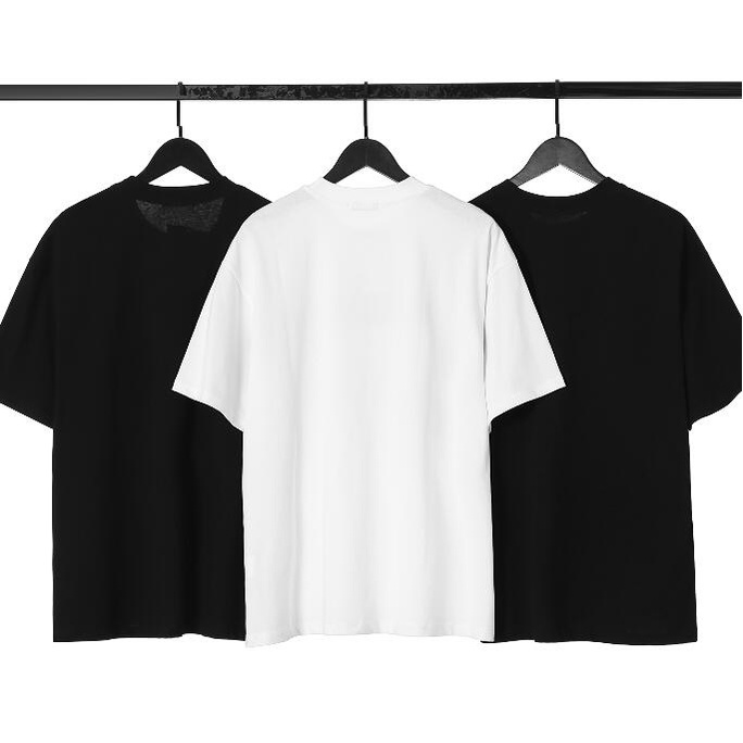 Áo thun tay ngắn in chữ thiết kế cỡ lớn phong cách Châu Âu thời trang cho nam nữ