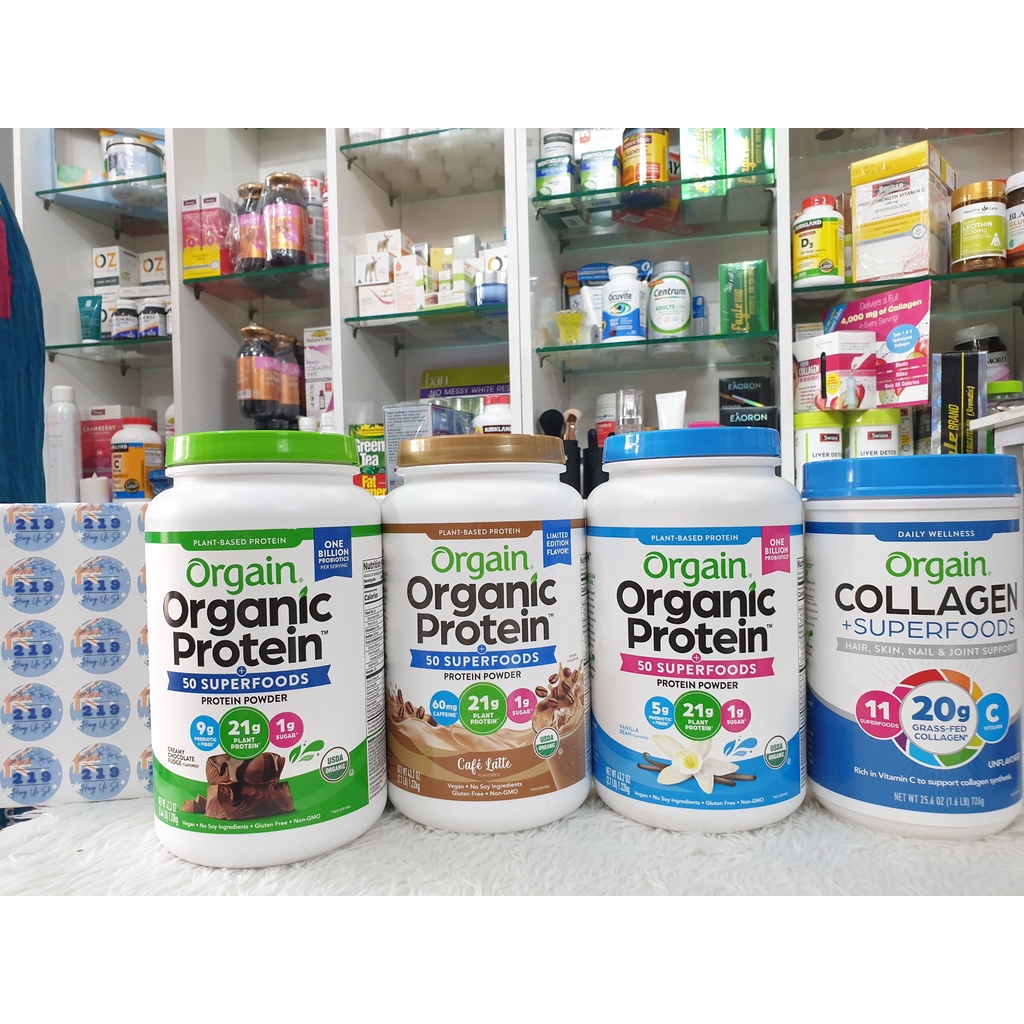 BỘT ĐẠM THỰC VẬT HỮU CƠ ORGAIN ORGANIC PROTEIN SUPER FOODS 1.22KG