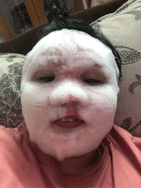 Mặt nạ Sexylook sủi bọt men bia bản Đài Loan hộp 3m -Freeship- mask dưỡng da tẩy trang không cần rửa mặt