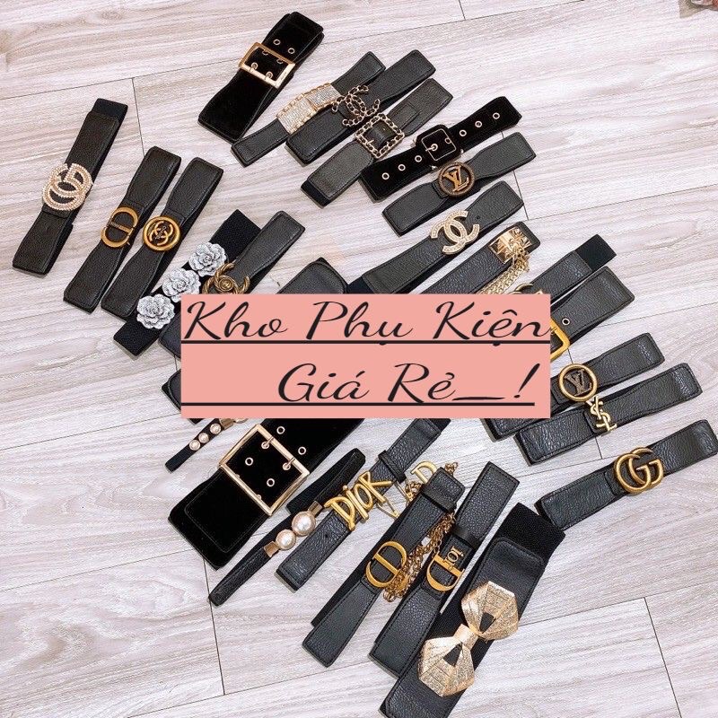 Đai Váy Belt Bản To,Thắt Lưng Nữ Chất Thun Co Giãn Phối Đầm Vest Phong Cách Thời Trang Hàn Quốc Cao Cấp