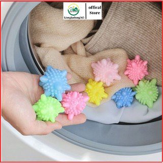 Bóng giặt quần áo cầu gai viên, banh bóng gai mini máy giặt đồ thay thế nước giặt, xả, tẩy siêu sạch