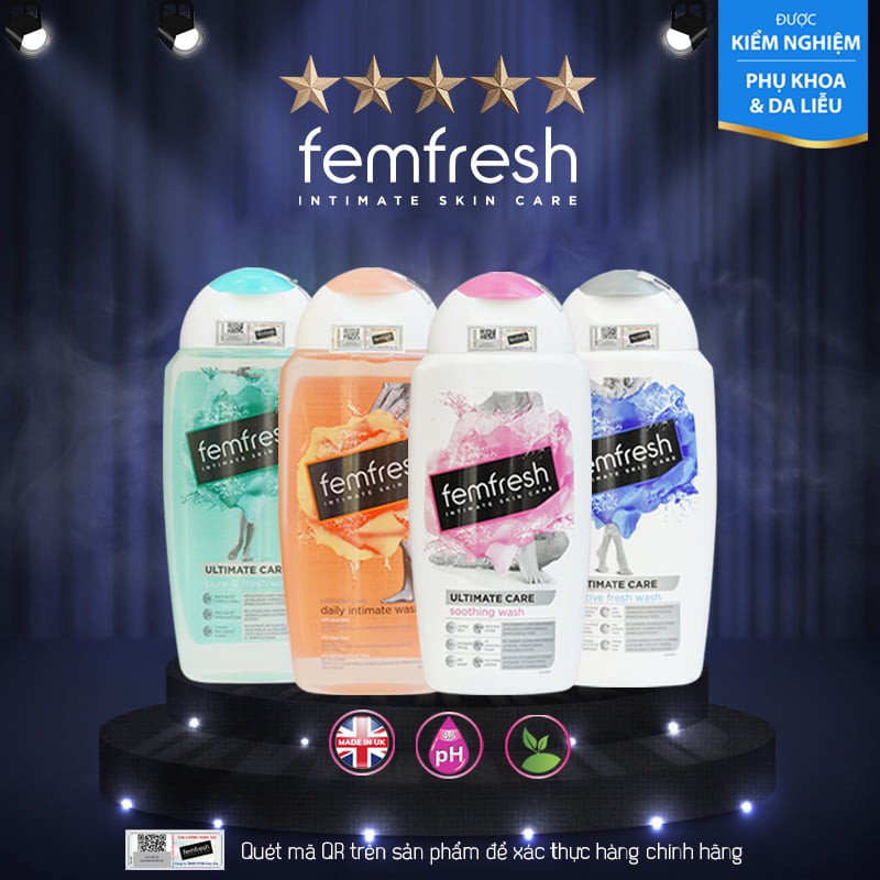 Dung dịch vệ sinh phụ nữ Femfresh - UK