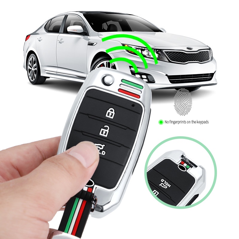 Vỏ Chìa Khóa Bằng Hợp Kim Kẽm Cho KIA RIO 3 K2 K3 K4 K5 Sportege Picanto Optima Soul Ceed Sorento Forte Stinger Cerato