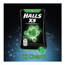 Kẹo Ngậm Halls Xs Không Đường Giúp Thơm Miệng,Gỉam Ho,Đau Họng