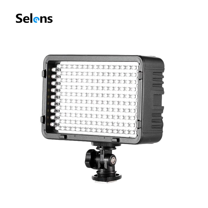 Đèn Led Selens 168 Bóng Trợ Sáng Cho Máy Ảnh Canon Nikon Dslr