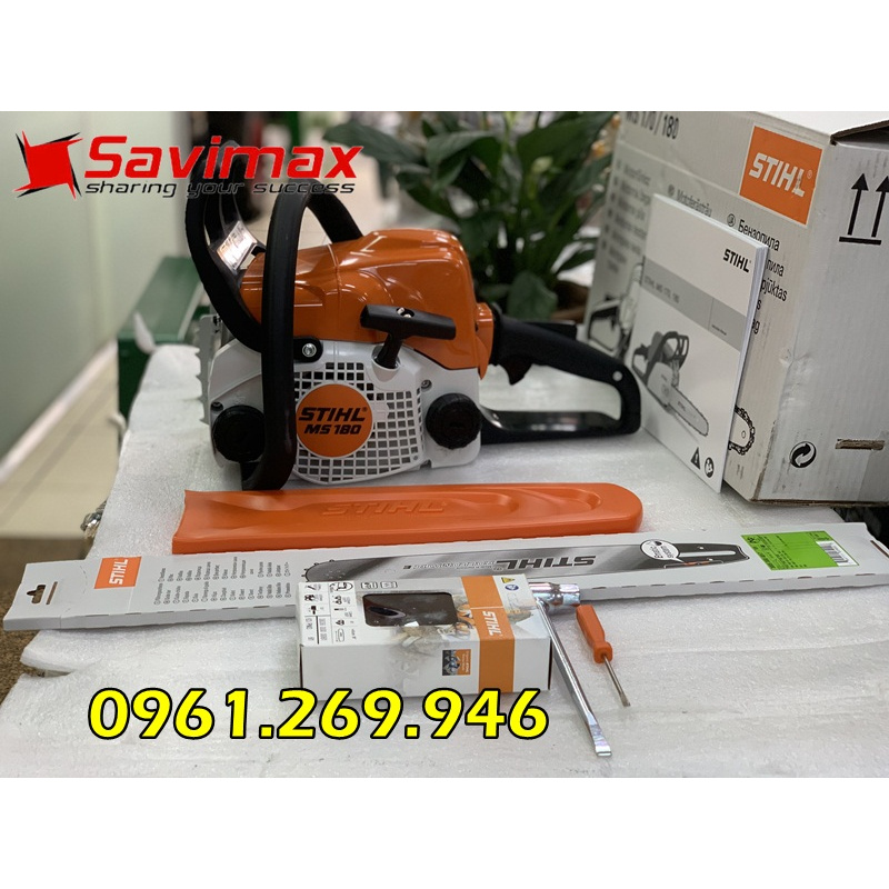 Máy Cưa Xích MS180 STIHL Đồng Bộ Lam Xích 18in