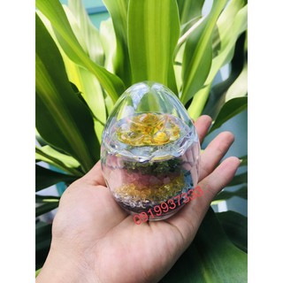 Trứng đá phong thủy ( cao 9 cm)