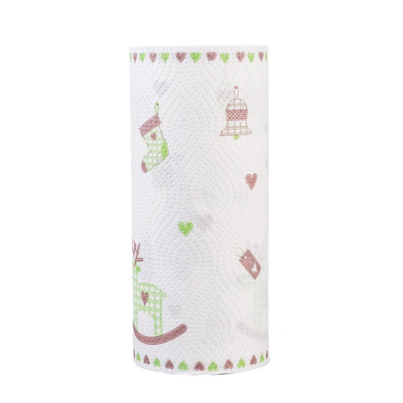 Cuộn giấy lau nhà bếp đa năng chất liệu rayon có thể giặt được