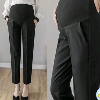 Quần Bầu Baggy Đũi Có Đáp Bụng Và Chun Chỉnh