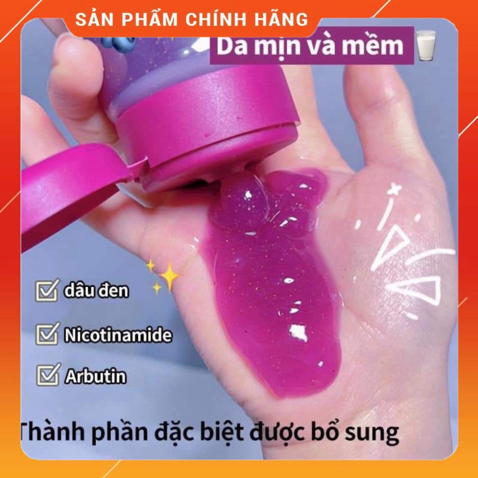 Gel Tẩy Tế Bào Chết Toàn Thân Mâm Xôi Đen GinBi 200ml