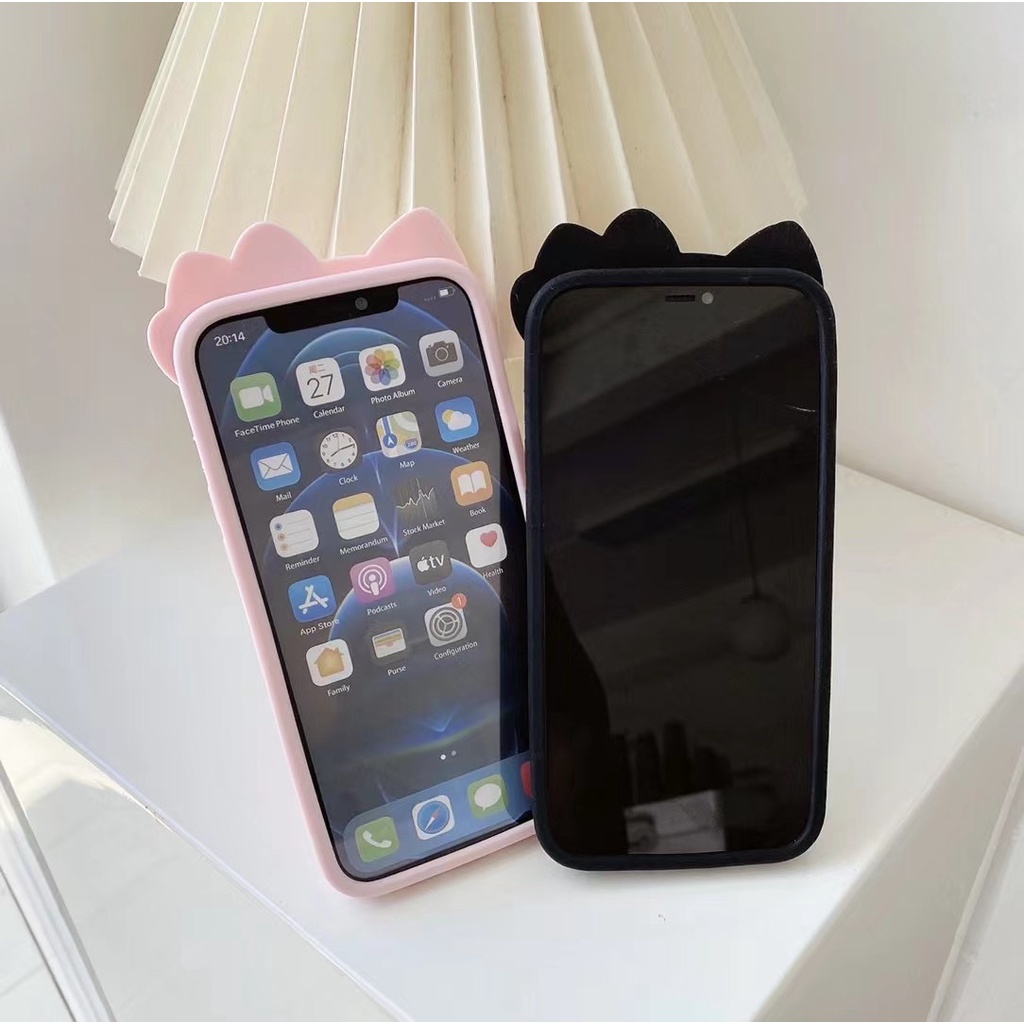 Sausage mouth Ốp điện thoại TPU 12 promax silicon chống rơi họa tiết đôi môi hình xúc xích dành cho IPHONE 7 8 X XS XS MAX 11 11 PRO 11PROMAX