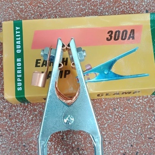 Kẹp tiếp mát máy hàn 300A, có đầu cốt nối cáp hàn