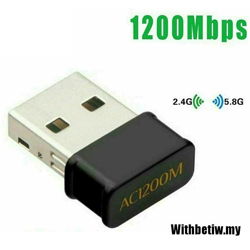Bộ Chuyển Đổi Mạng Lan Usb Không Dây 802.11ac 1200mbps 2.4g / 5g