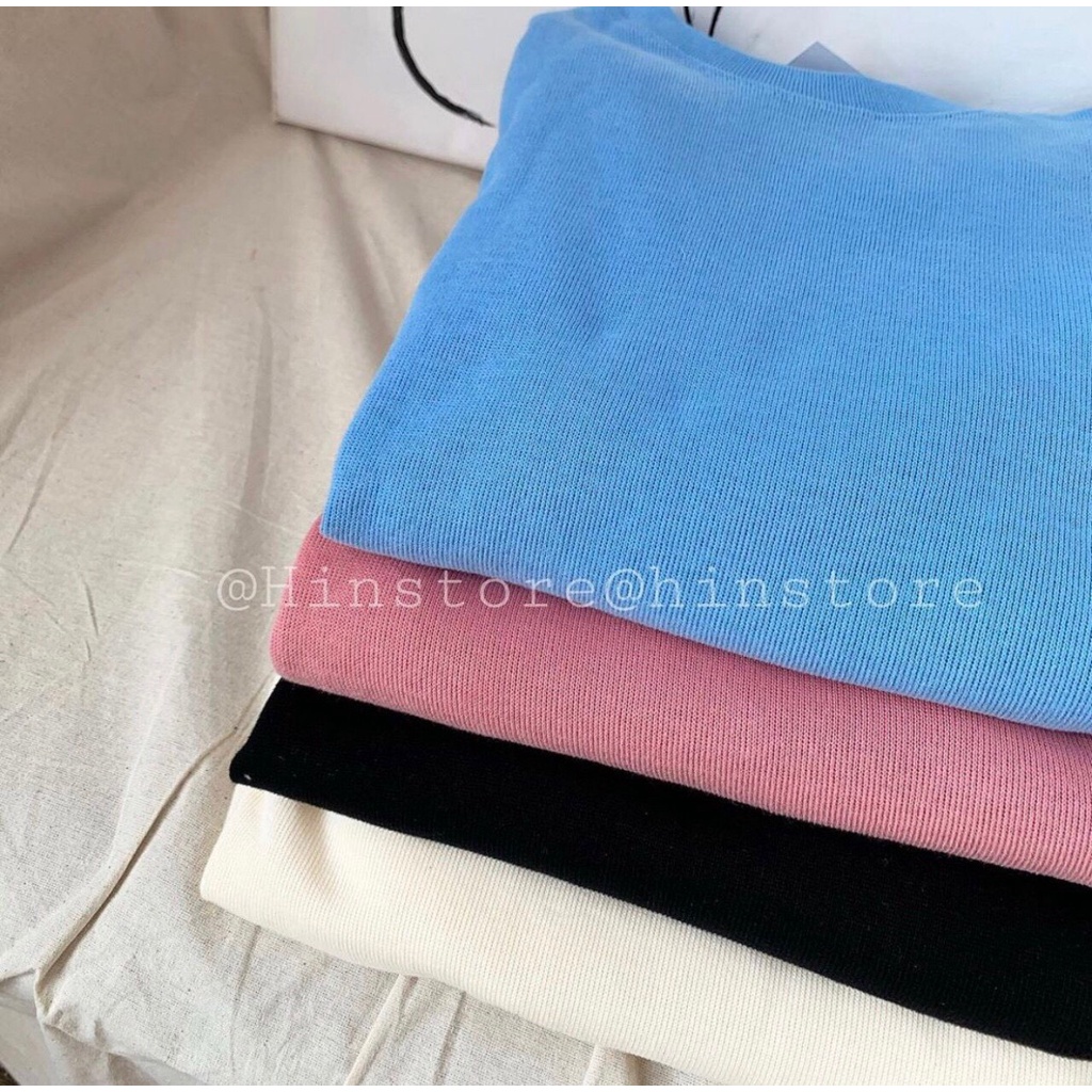 Áo Dài Tay Tăm Mịn Trơn Xẻ Trước Dành Cho Nữ
