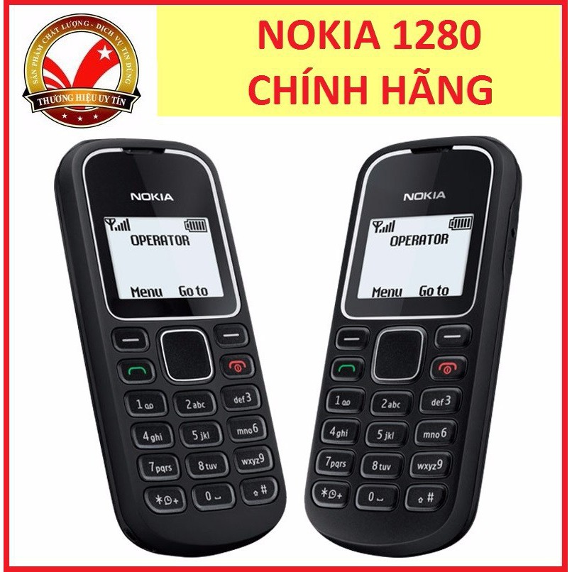 [Mã ELFLASH5 giảm 20K đơn 50K] Nokia 1280 chính hãng đã qua sử dụng main zin ( BH 3 tháng) | BigBuy360 - bigbuy360.vn