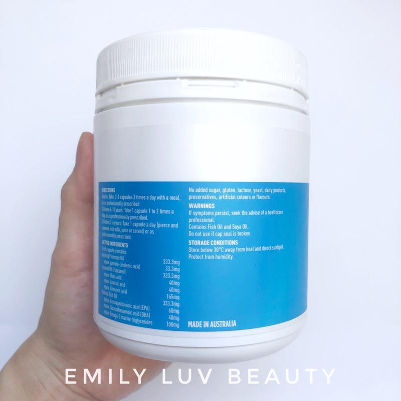 Viên uống Healthy Care Ultimate Omega 369 200 viên