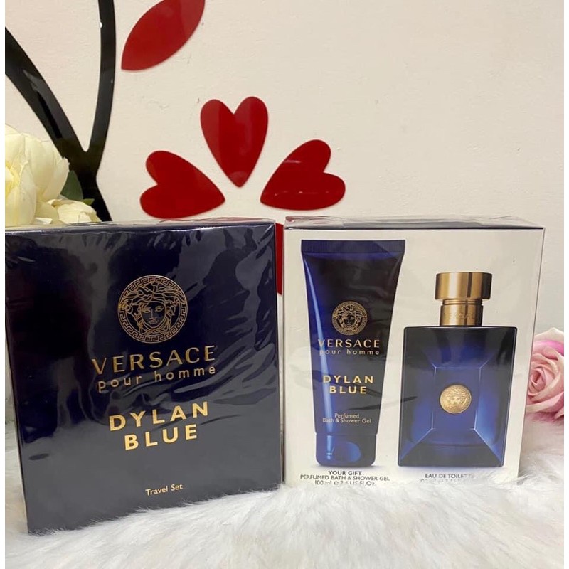 SET Nước hoa Versace Dylan Blue Pour Homme EDT 100ml | Thế Giới Skin Care