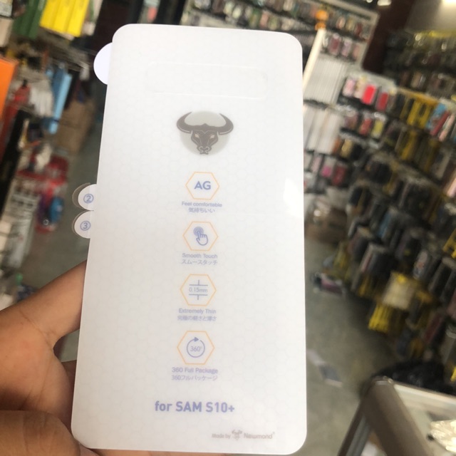 Miếng dán PPF mặt sau Samsung Galaxy S10 Plus (+)