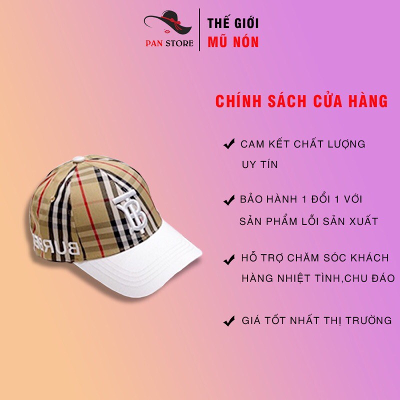 Nón kết,mũ lưỡi trai,nón lưỡi chai, BBR BT lưỡi trơn freesize,unisex hàng siêu đẹp,thời trang,cá tính !