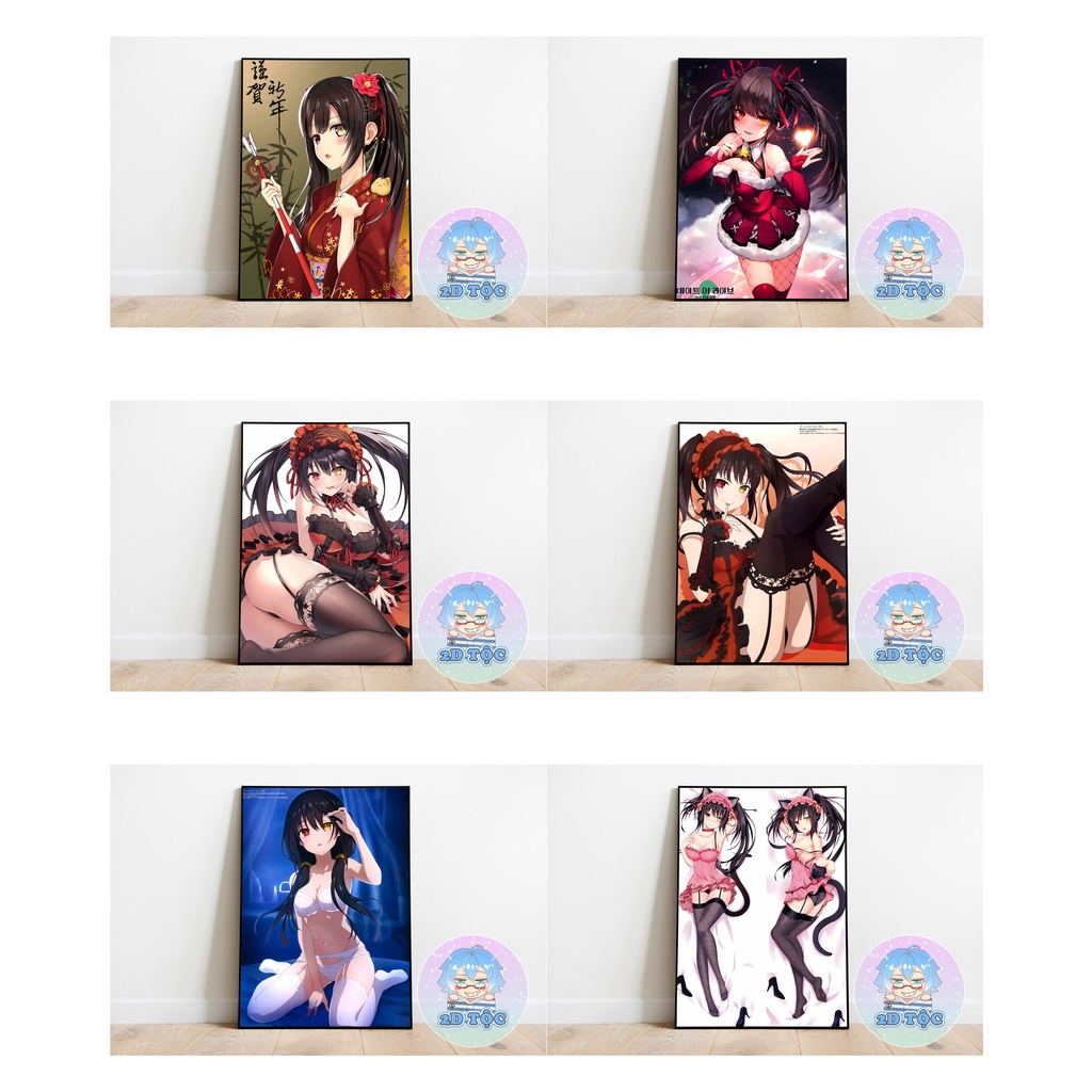 TRANH POSTER A3 TOKISAKI KURUMI (2) ANIME MANGA DATE A LIVE CHẤT LIỆU GIẤY CAO CẤP - 2D TỘC SHOP