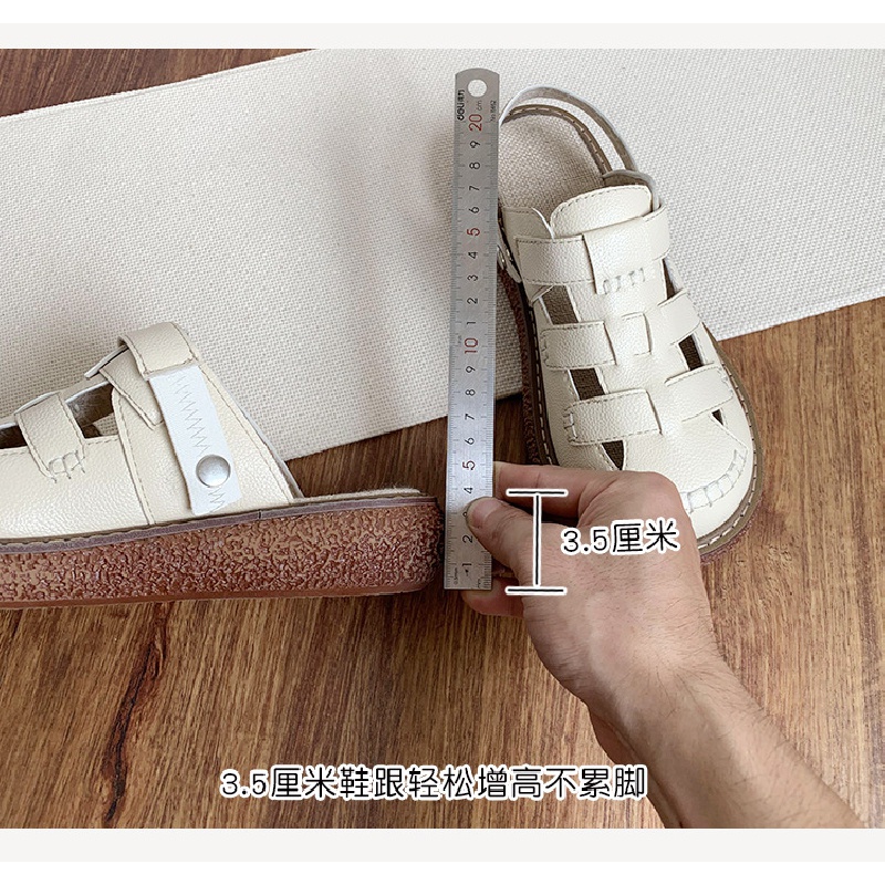 Dép Sandal Đế Dày Phong Cách Mori Mùa Hè Dễ Phối Đồ Cho Nữ