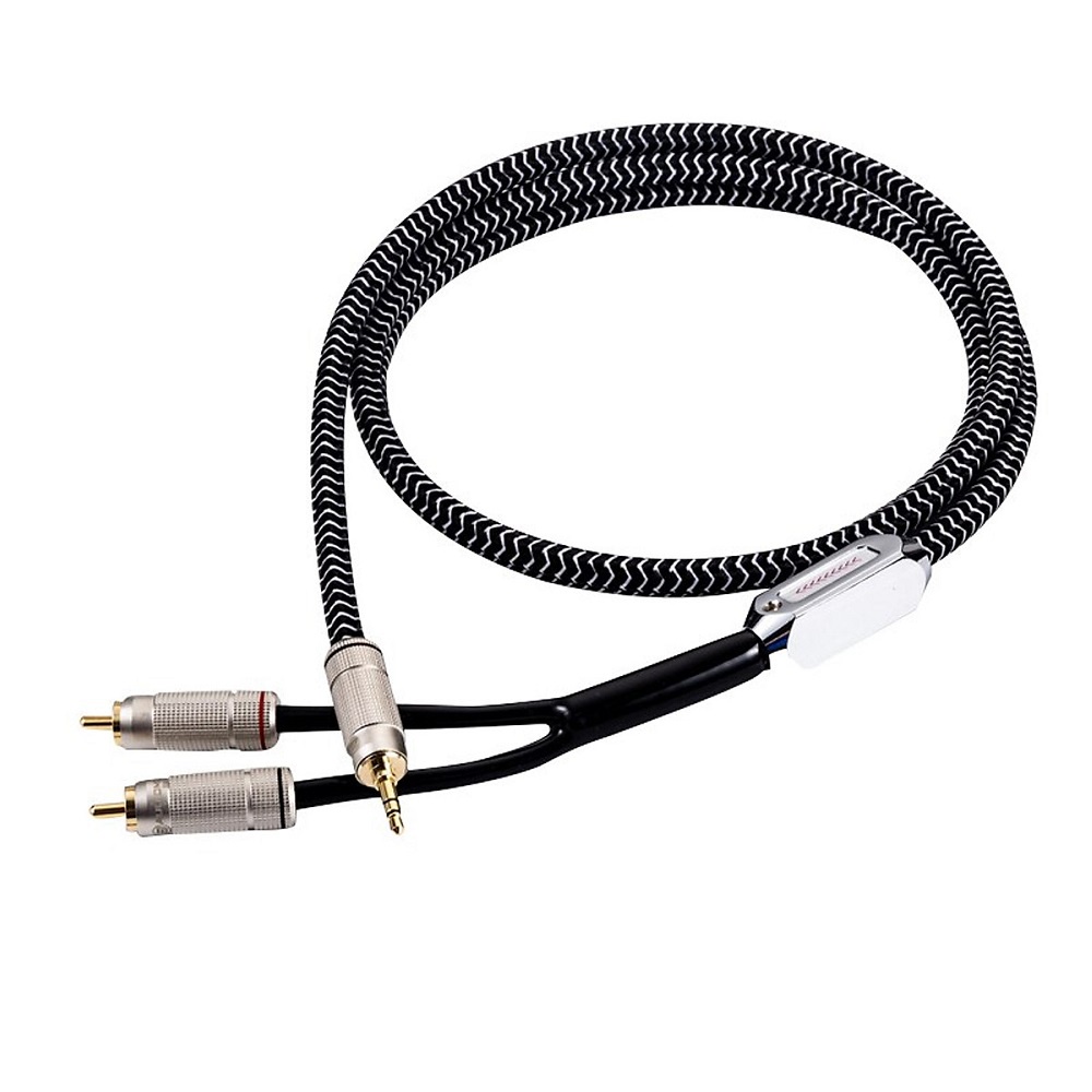 Dây Loa 3.5 ra 2 Đầu RCA  Audiomeca SW-1290 - Hàng Chính Hãng