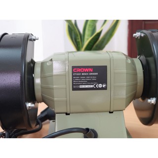 Máy mài 2 đá Crown CT13331 (200W), đĩa mài 125mm