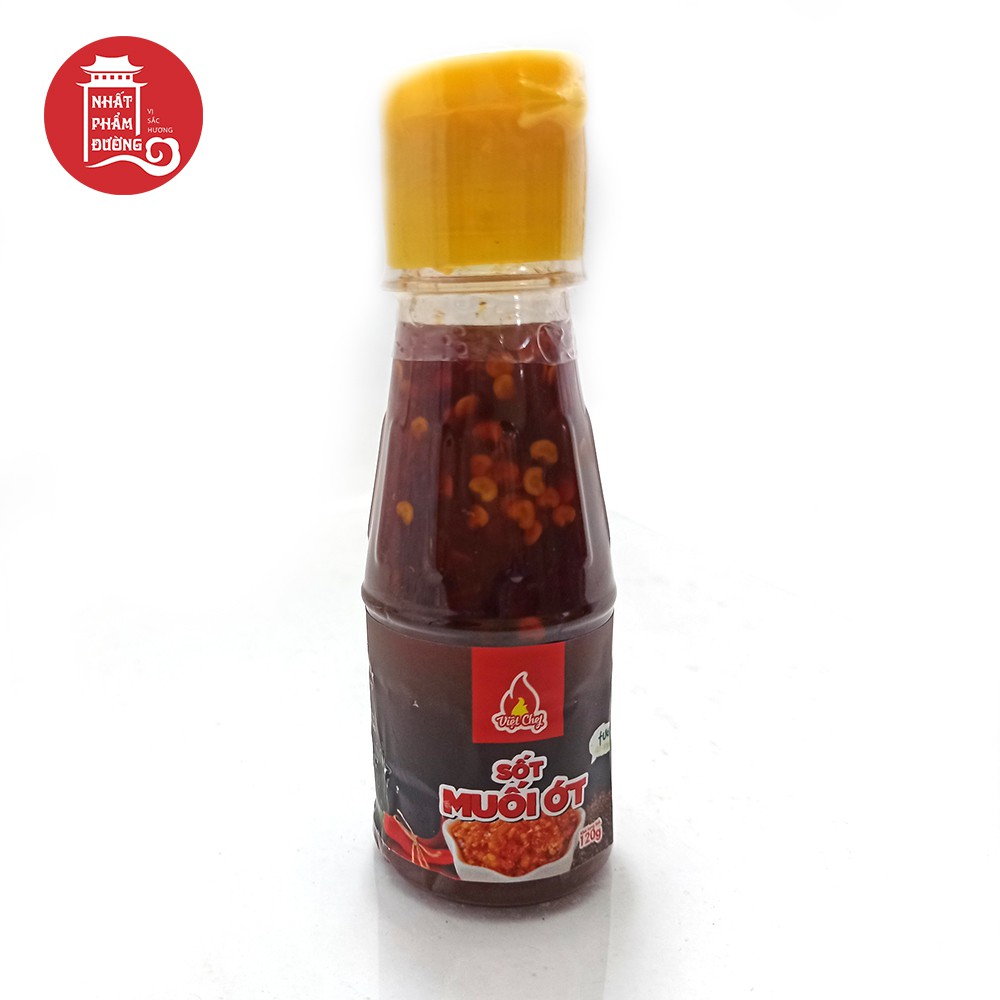 Muối ớt đỏ chai 120g Việt Chef vị cay nồng