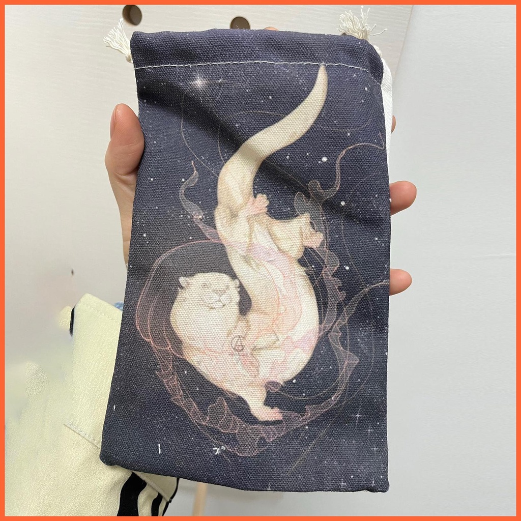 Túi Dây Rút Vải Lanh Đựng Thẻ Bài Tarot / Trang Sức / Quà Giáng Sinh
