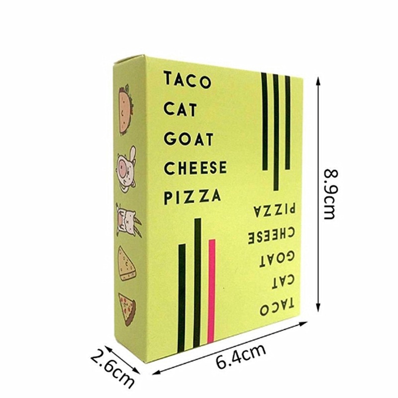 Taco Cat Goat Cheese Pizza Card Game