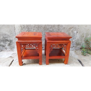 Đôn vuông gỗ lim (cao 50, mặt 30 x 30 cm)