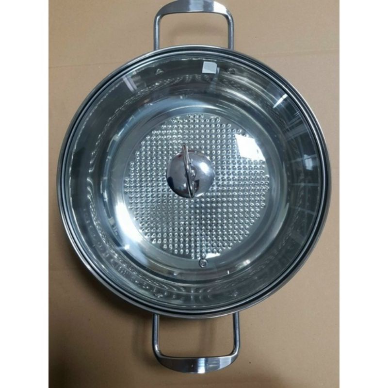 NỒI LẨU BẾP TỪ INOX  ĐẠT TƯỜNG (SIZE 30) DÙNG ĐƯỢC TẤT CẢ CÁC LOẠI BẾP hàng chính hãng