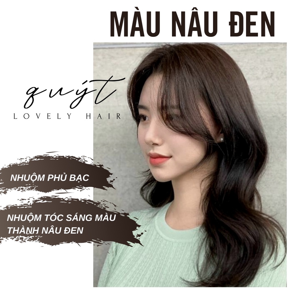 THUỐC NHUỘM PHỦ BẠC NÂU ĐEN+TẶNG OXY