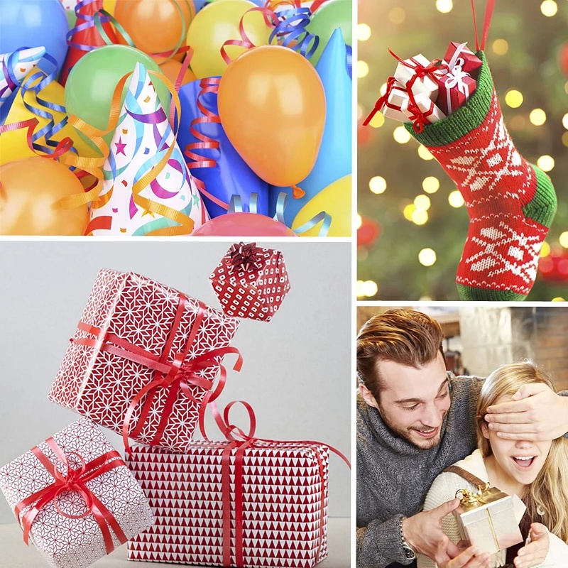 1 Cuộn Dây Ruy Băng Dài 10m Dùng Trong Trang Trí Tiệc Cưới, Sinh Nhật,