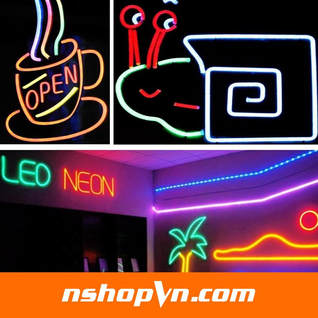 Led NEON 6x12mm cuộn 5m màu đỏ / trắng / trắng ấm / cam / hồng/ tím / xanh dương / xanh lá / Vàng chanh